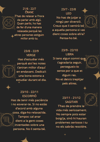 1/2 horòscops
